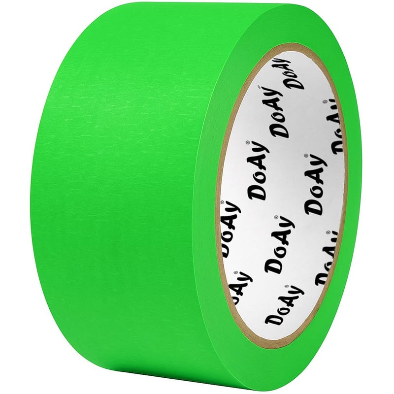 DOAY Green Painters Tape - Masking Tape 2 Inch Wide (1.88" x 90FT) - Multi-Surface, Smart Adhesion, Indoor & Outdoor - 1 Roll Paint Tape for DIY, Labeling, Art, Car (#3910) - Image 1